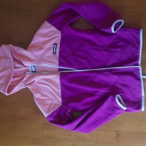 Lands' End Kids Two-Tone Pink Hoodie